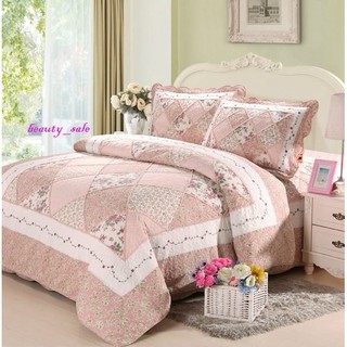 浪漫花語 絎縫拼布被 床組 床罩 雙人4件組