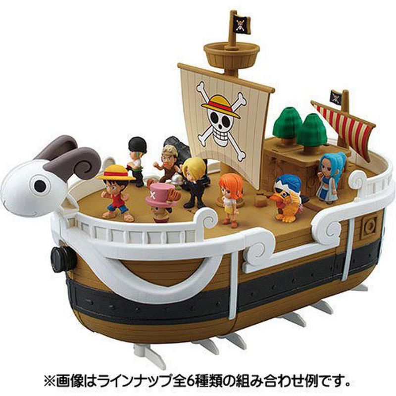 〔玩具屋〕盒玩老物 海賊王 DX 記憶中的 千陽號 小獅號 一組六盒 附人物