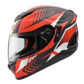 [安信騎士] ZEUS 瑞獅 ZS-1600 彩繪 AK6 消光碳纖紅 碳纖維 全罩 安全帽 ZS1600