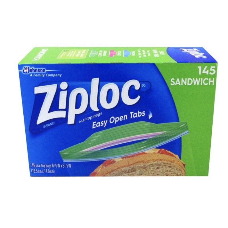 （現貨）Ziploc 可封式三明治保鮮袋145入_好市多分購