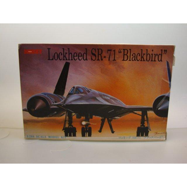 《模王》美軍SR-71黑鳥偵察機~1/288飛機組裝模型~TSUKUDA HOBBY(日本製)1988出品~J04