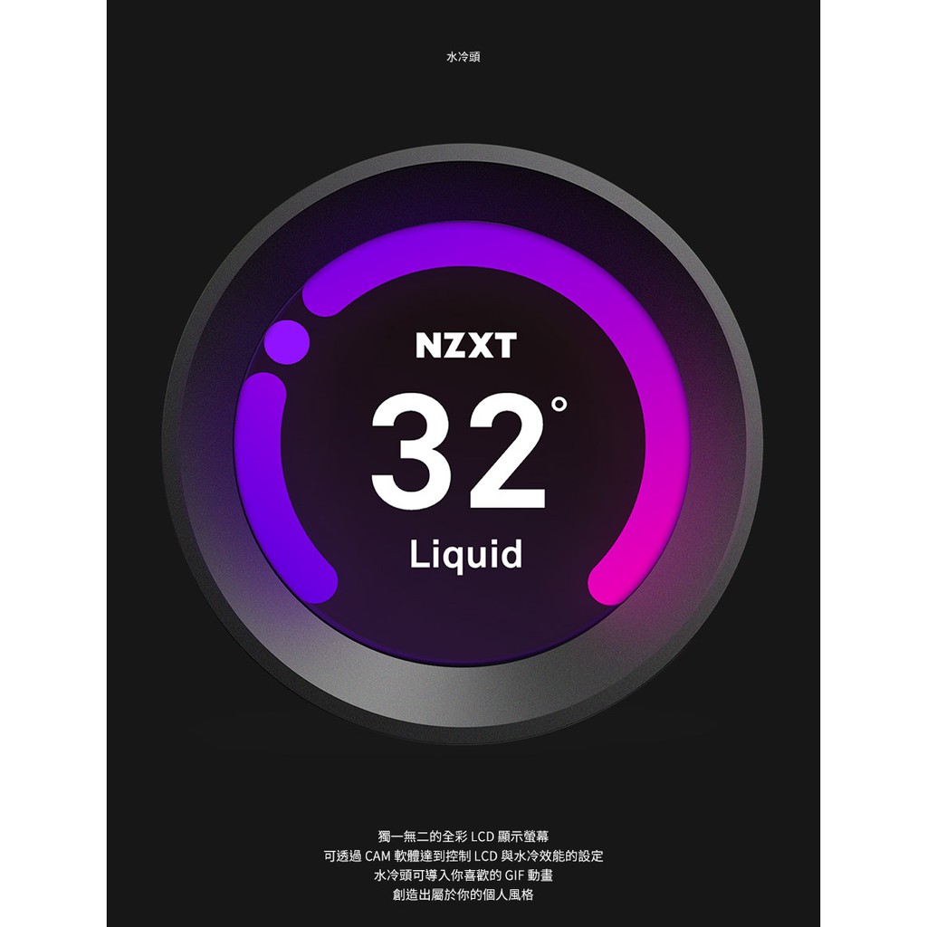 Nzxt 美商恩傑kraken Z73 海妖皇液晶頂級水冷360mm 一體式水冷散熱器 蝦皮購物