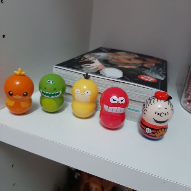 不倒翁 花生 神奇寶貝 玩具總動員 寶可夢 史努比 蠟筆小新 可愛 扭蛋 轉蛋 盒玩 盒抽 袋裝 可達鴨 抱抱龍 火雉雞