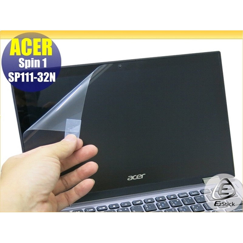 【Ezstick】ACER Spin 1 SP111-32N 靜電式 螢幕貼 (可選鏡面防汙或高清霧面)