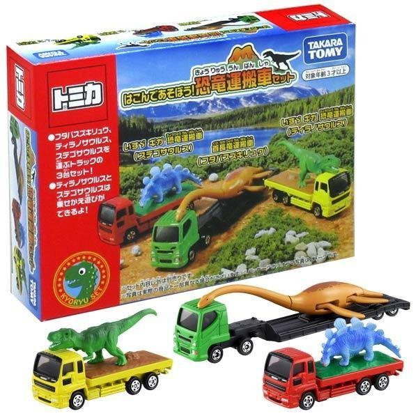 【美國媽咪】TAKARA TOMY TOMICA TM恐龍運輸車 TM11401 恐龍運輸車組