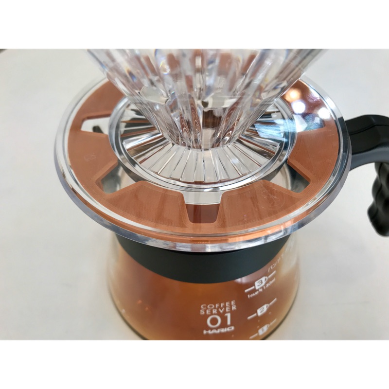 咖啡儀式 TSAIS USA 冰瞳濾杯穩定環,適用Hario 450ml VCS-01B下壺