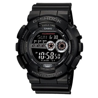 【CASIO】G-SHOCK 強悍菱格壓紋造型錶(GD-100-1B)正版宏崑公司貨