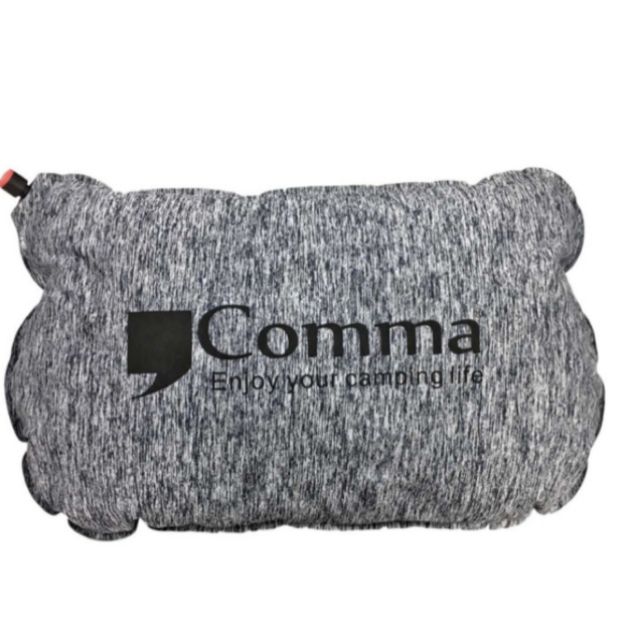 逗點COMMA TPU 充氣枕頭（新款）+枕頭套（金屬灰）