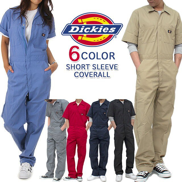 Dickies-33999 美國工裝經典品牌（請注意尺碼）/連身工作服/連身上衣/短袖工作服/街頭穿搭/美國進口現貨6色