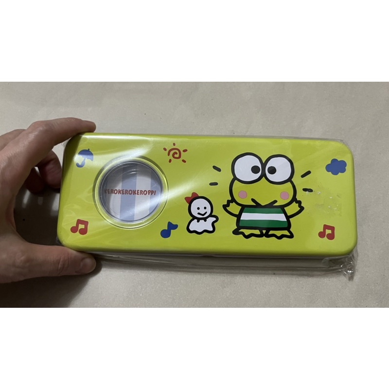 全新三麗鷗Sanrio大眼蛙 青蛙 鐵製鉛筆盒