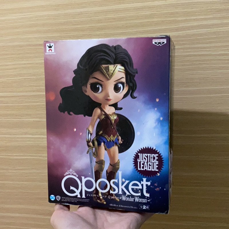 正版日版 Qposket 神力女超人 DC 公仔 寬盒 娃娃機 全新未拆 收藏