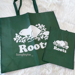 美國代購🇺🇸台灣現貨 Roots環保購物袋 禮物袋