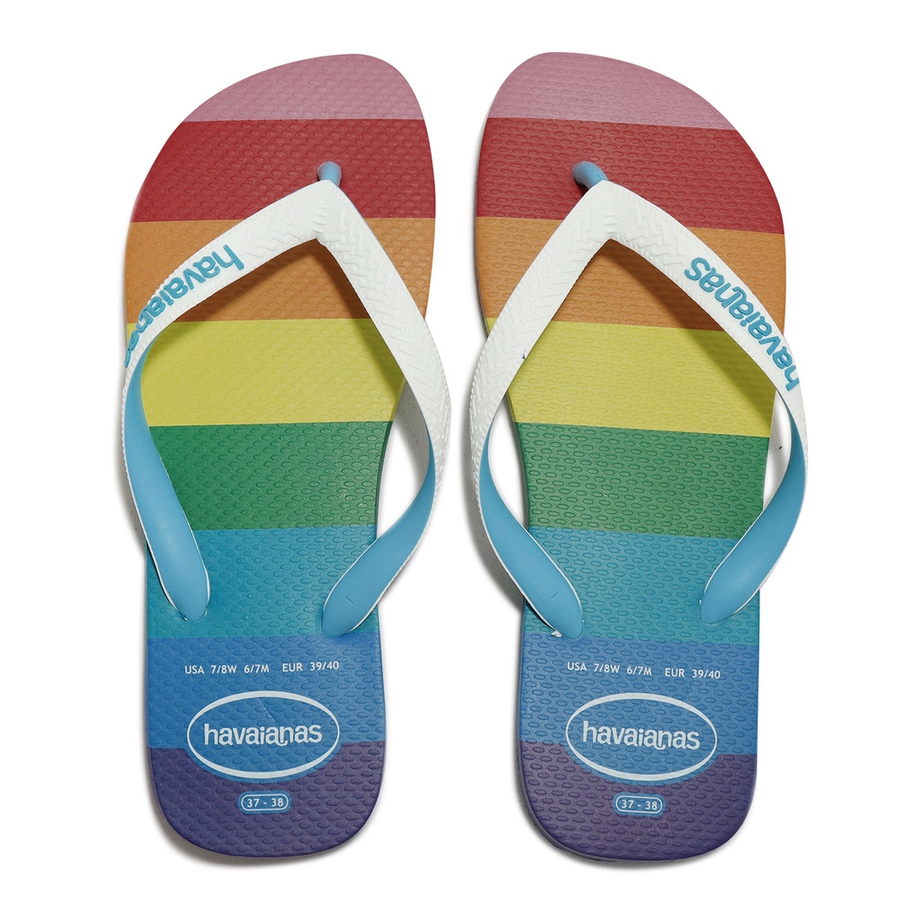 Havaianas 拖鞋 Top Pride All Over 彩虹 平權 哈瓦仕 【ACS】 41457420031U