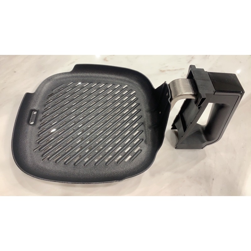 全新無盒裝飛利浦健康氣炸鍋專用烤（魚）煎盤含把手HD9911/90適用型號：HD9240