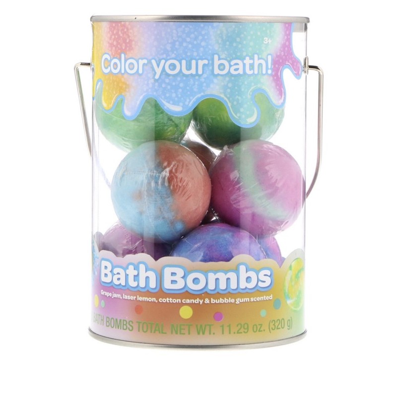 沐浴炸彈🛀 葡萄、檸檬、棉花糖和泡泡糖『8顆』