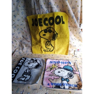 *潤餅小舖*snoopy史努比osaka nishikawa日本製小方毛巾Joe cool
