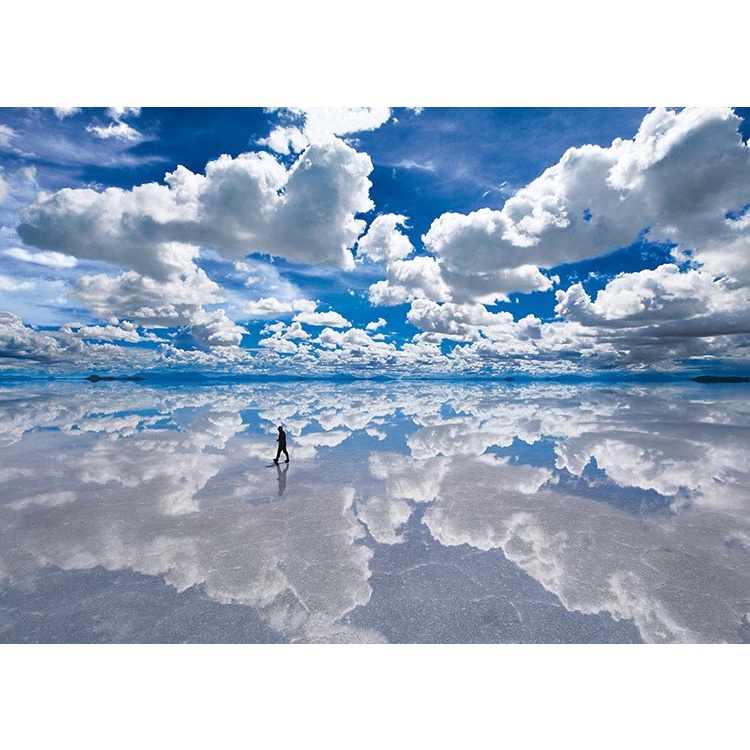 21-514 迷你3000片日本進口拼圖 風景 南美絕景 天空之鏡 玻利維亞 烏尤尼鹽湖