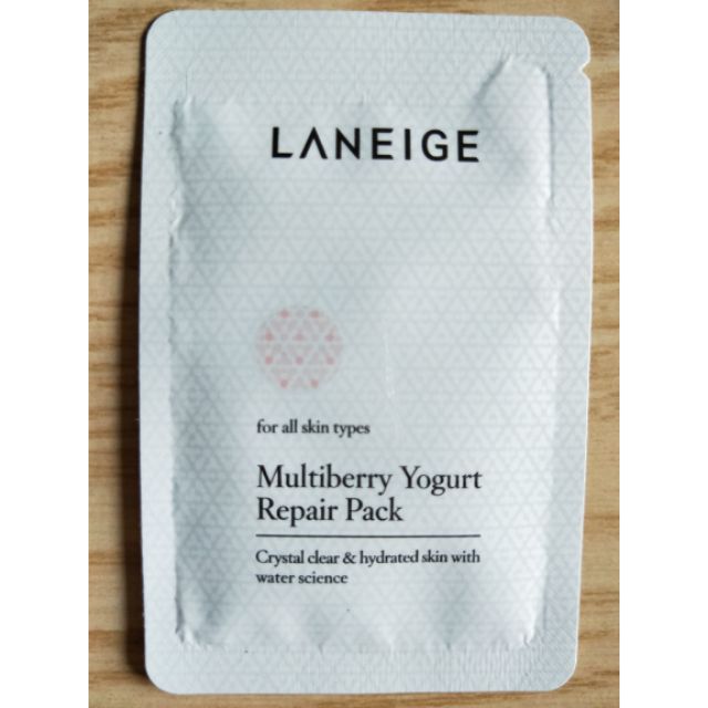 LANEIGE蘭芝 莓果優格活顏Q彈面膜4ml
