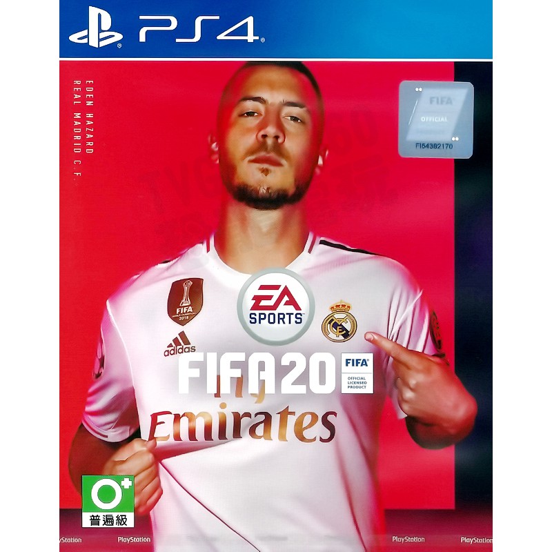 【全新未拆】PS4 國際足盟大賽2020 足球 世界盃 FIFA 20 FIFA20 中文版【台中恐龍電玩】