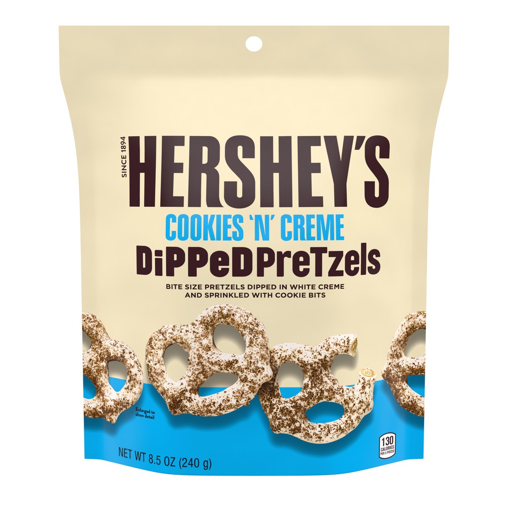 Hershey's Cookies N Creme Dipped Pretzels蝴蝶餅乾 8.5oz 台灣未售限量一包