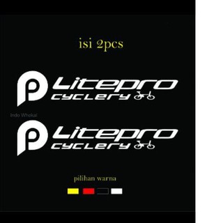 LitePro 自行車切割貼紙 Lite Pro 自行車貼紙