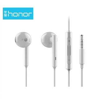 原裝 Huawei Honor AM115 耳機, 帶有 3.5 毫米入耳式耳塞式耳機, 帶麥克風的有線控制, 適用於華
