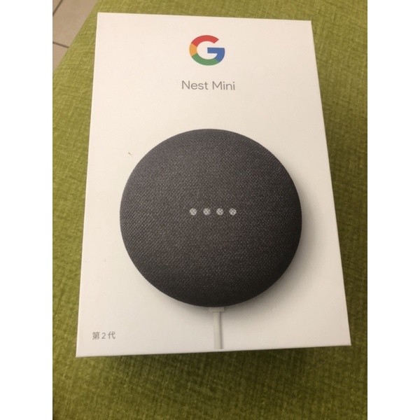 Google Nest Mini 2 第二代智慧音箱 (黑色）9成99新
