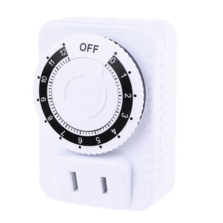 NICE 機械美國插頭開關定時器插頭 AC110V 12 小時家用電器控制摩托車充電定時器 10