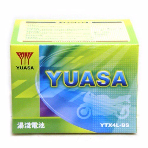 YUASA 湯淺 YTX4L-BS  4號電池 YTX4 (同GS GTX4L-BS GTX4L-12B) 機車電瓶