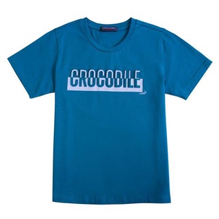 Crocodile Junior『小鱷魚童裝』U61403 立體LOGO鋼印T恤 Ggo(G購)