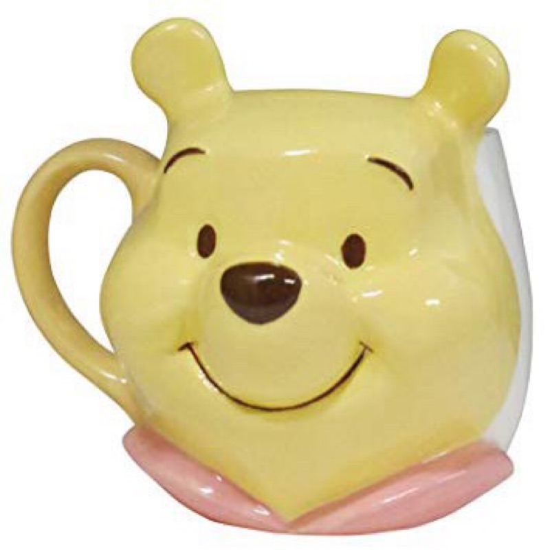 ［翹鬍子代購］日本 迪士尼 pooh 小熊維尼 維尼熊 維尼 茶杯 水杯 馬克杯