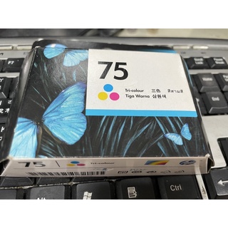 HP 74（黑）75 （彩色）原廠彩色墨水匣