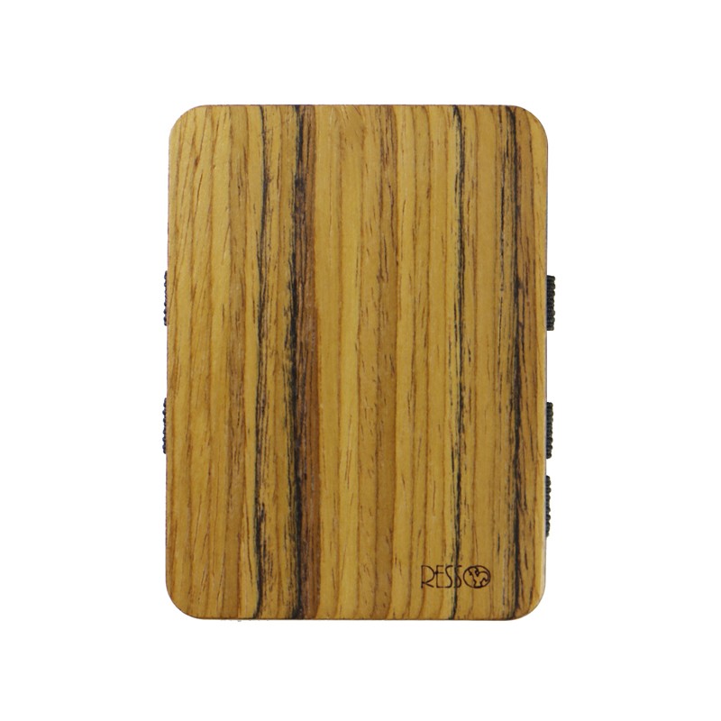 【Resso】歐洲手工木質名片夾 原木系列 - Teka 柚木 買一送一