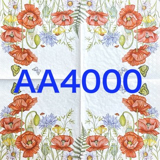 波弟彩繪拼貼/木器/蝶古巴特餐巾紙/AA4000美麗花朵//
