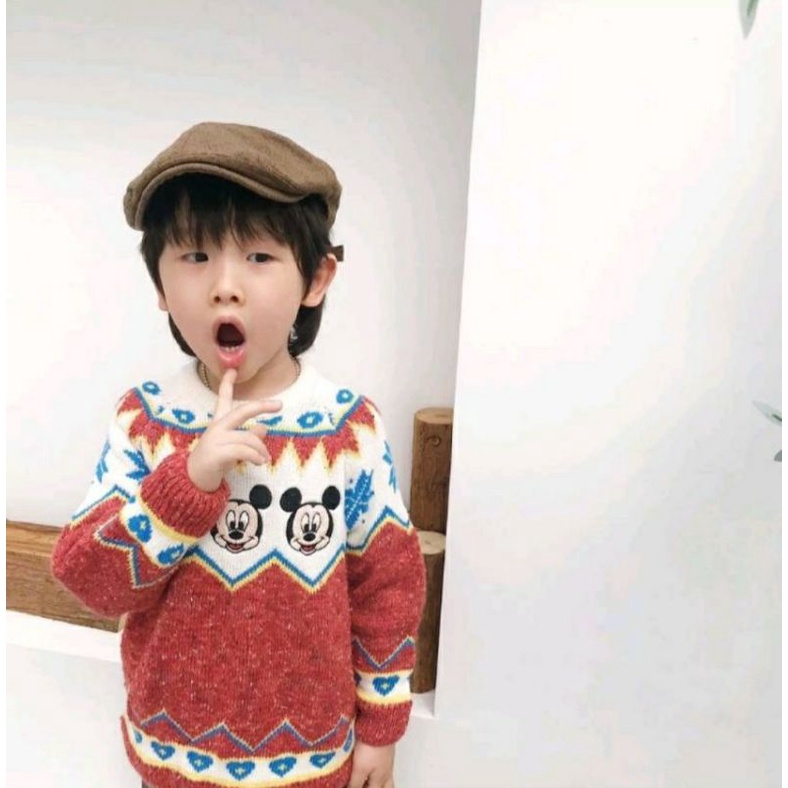 韓版迪士尼毛衣 針織上衣 米奇毛衣 襯衫