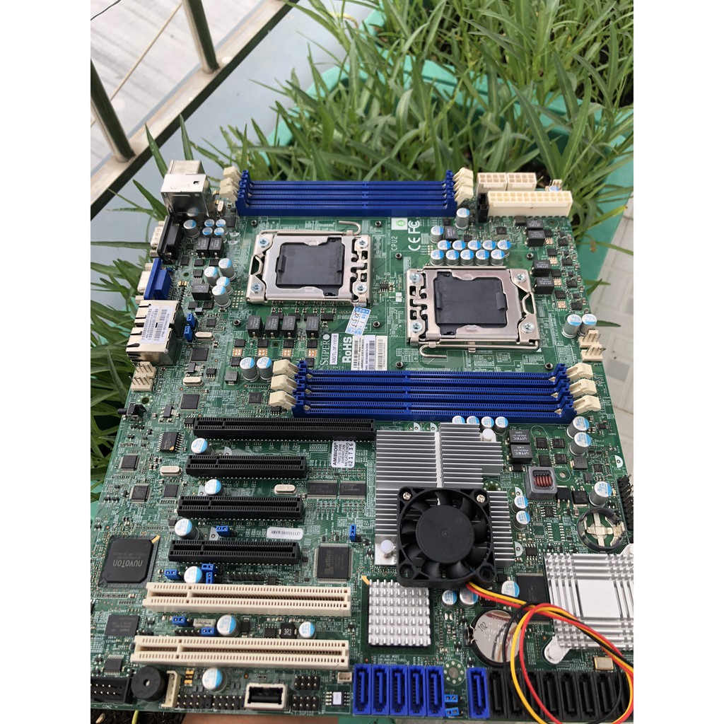 主板主板 Supermicro X8DTL X8DT3 雙2 CPU x58 插座 1366 X5670 穿線器模擬no