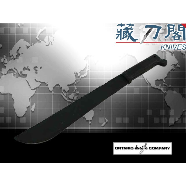 《藏刀閣》ONTARIO-(CT2 12" Sawback)美製12剁刀(背齒)