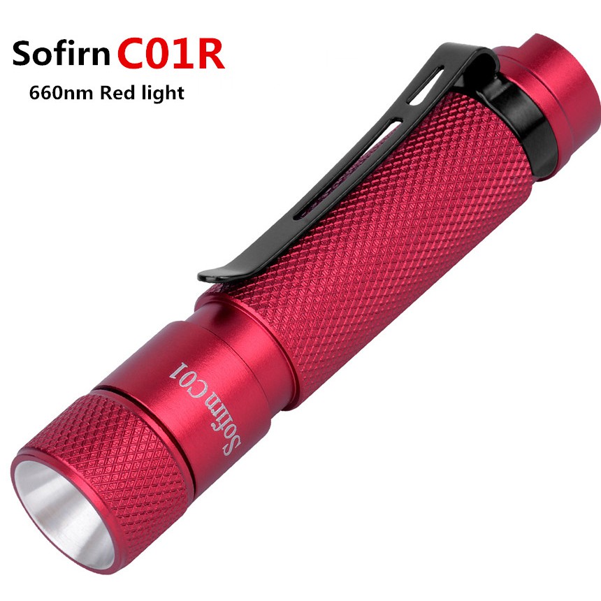 Sofirn C01R 紅光小電筒 採用XPL 660nm波長LED燈珠  紅光鑰匙扣小電筒 最高36流明