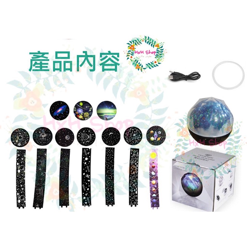 原購於H*H shop 全新兒童星球星空投影燈10款組合