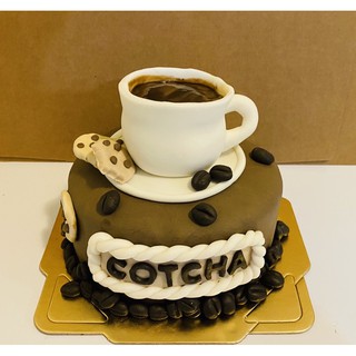 寇比造型蛋糕 咖啡豆 咖啡杯 造型蛋糕 蛋糕 生日蛋糕 翻糖蛋糕 咖啡廳 咖啡店