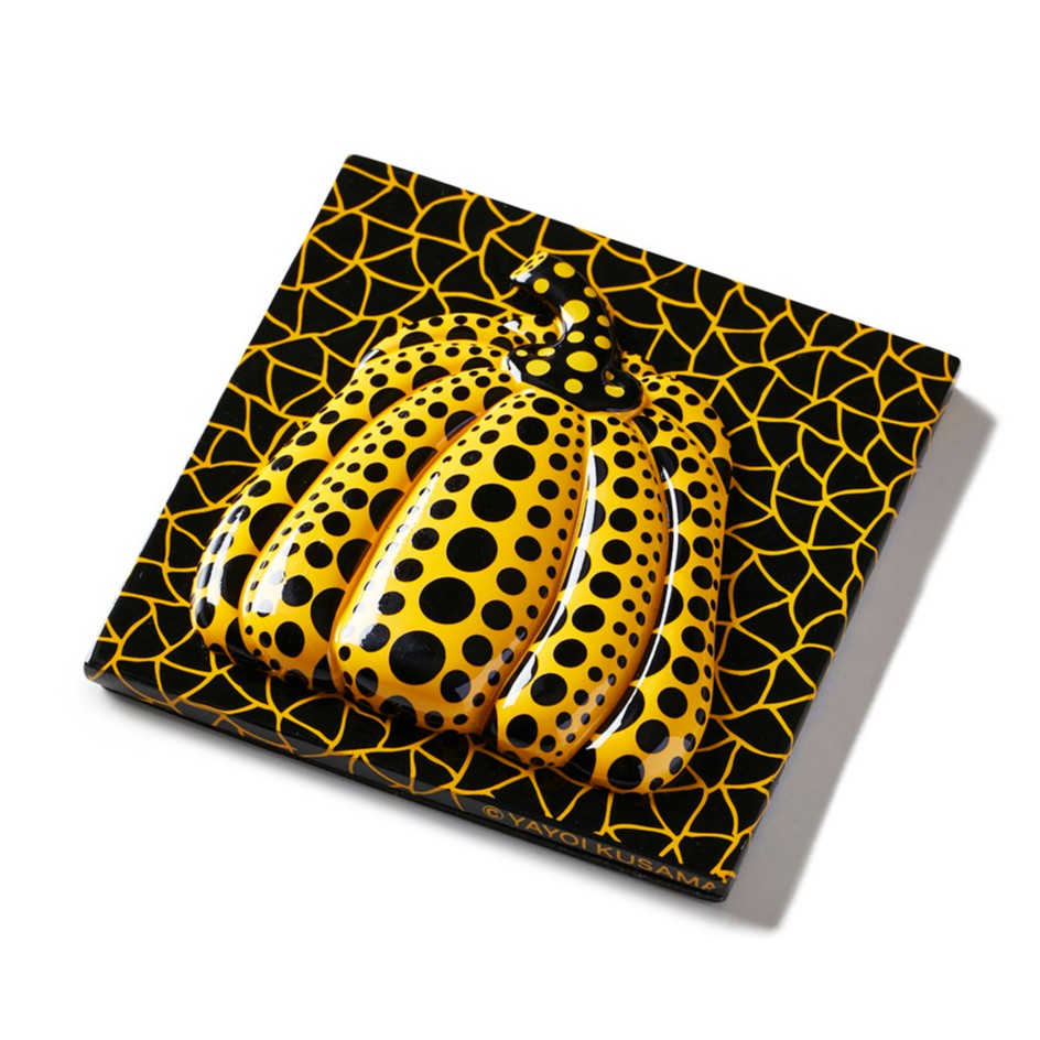 Fig 選物 草間彌生極美浮雕磁鐵藝術品 居家裝飾 擺設 立體磁鐵 辦公室 日本代購 美術館 日本限定品 禮物 蝦皮購物