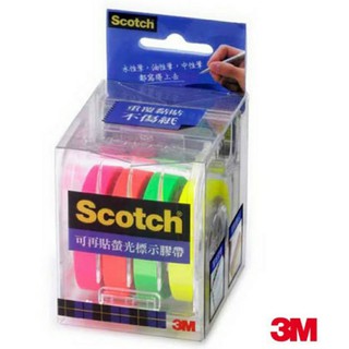 3M 812 812R4 Scotch 可再貼 螢光標示 膠帶 補充包
