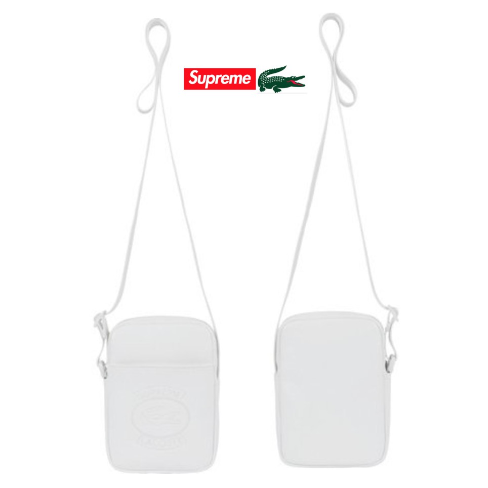 supreme shoulder bag white