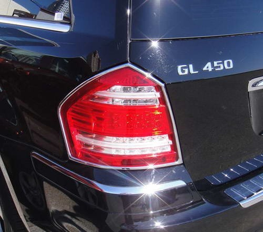 ~圓夢工廠~ Benz 賓士 2005~2012 X164 GL450 GL550 GL63 鍍鉻車燈框 後燈框尾燈框