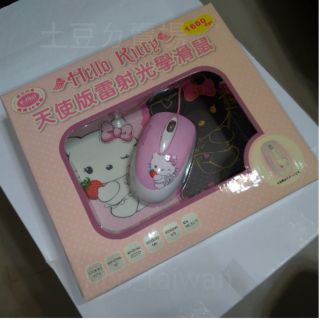 [正版] Hello kitty 滑鼠出清 附滑鼠墊 絕版品