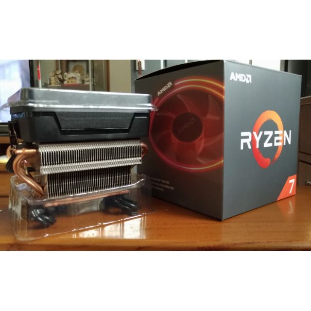 AMD RYZEN 7 2700X 原廠 RGB塔扇AM4