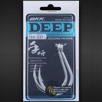 ☆鋍緯釣具網路店☆ 莎美 DEEP BKK 8090-6X-HG 手研 黑金剛 鐵板鉤