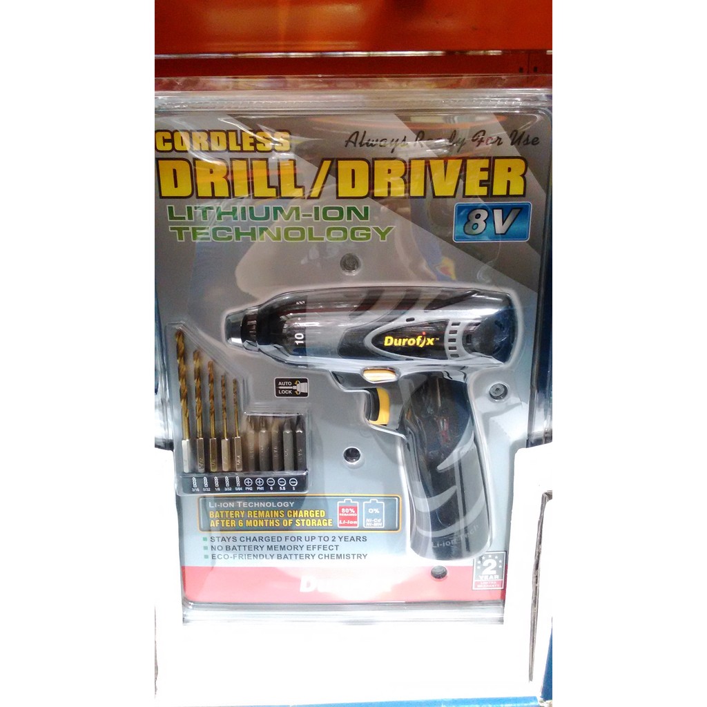 DUROFIX 德克斯 8V 鋰電池 充電起子 電鑽 drill driver costco 代購 好市多