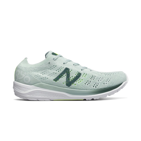 New Balance 女 慢跑鞋 運動 路跑 B楦 890 v7 輕量 透氣 紐巴倫 蘋果綠 [W890BG7B]