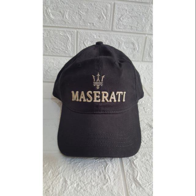 瑪莎拉蒂 Maserati F1賽車帽 汽車LOGO帽子 運動遮陽鴨舌帽 棒球帽